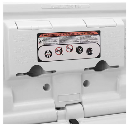 Kanga Kare Baby Change Station Grey with Braille