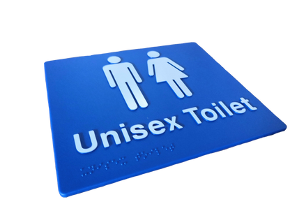 Unisex Braille Toilet