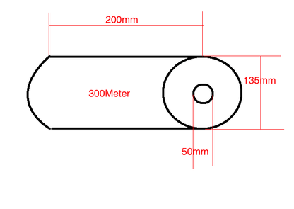 Air Pillow Film Cushion Bubble 300M Roll for Air Cushion Packing Machine