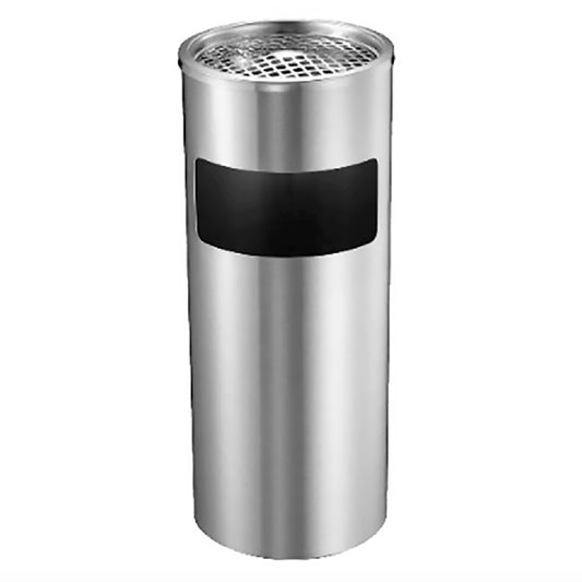 Stainless Steel Floor Standing Waste Bin & Ash