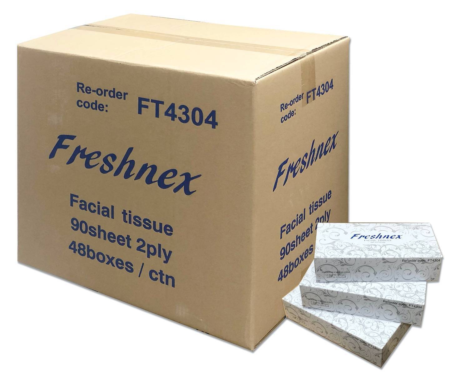 FT4304 Freshnex 2ply Facial Tissues