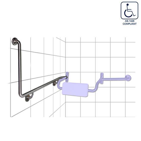 Grab Rail JD Macdonald Grab Rail With Back Rest Attachment GRE07 