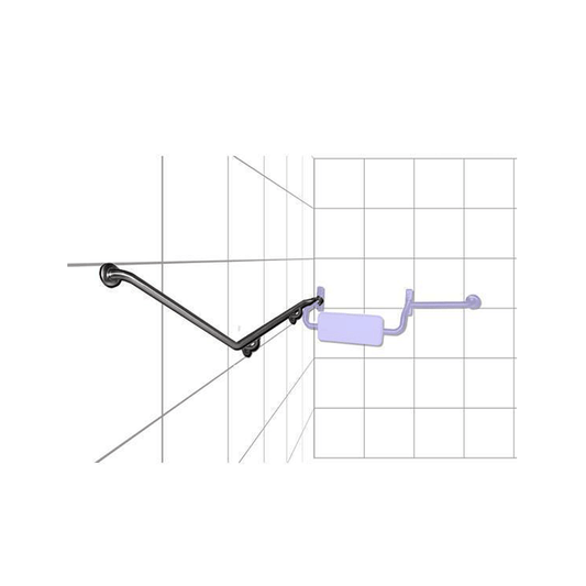 Grab Rail JD Macdonald Grab Rail With Backrest Attachment GRE08