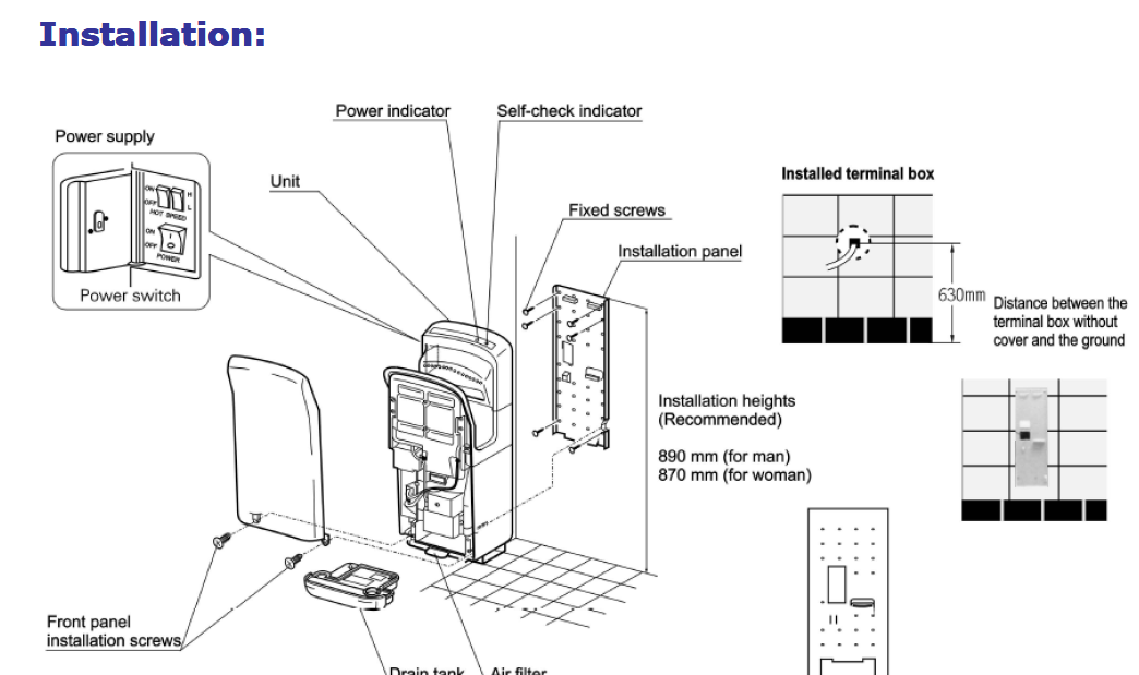 JETOZ46 Super Jet Hand Dryer White