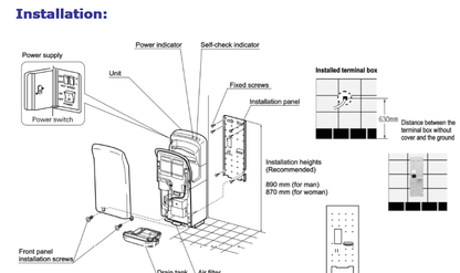 JETOZ46 Super Jet Hand Dryer White