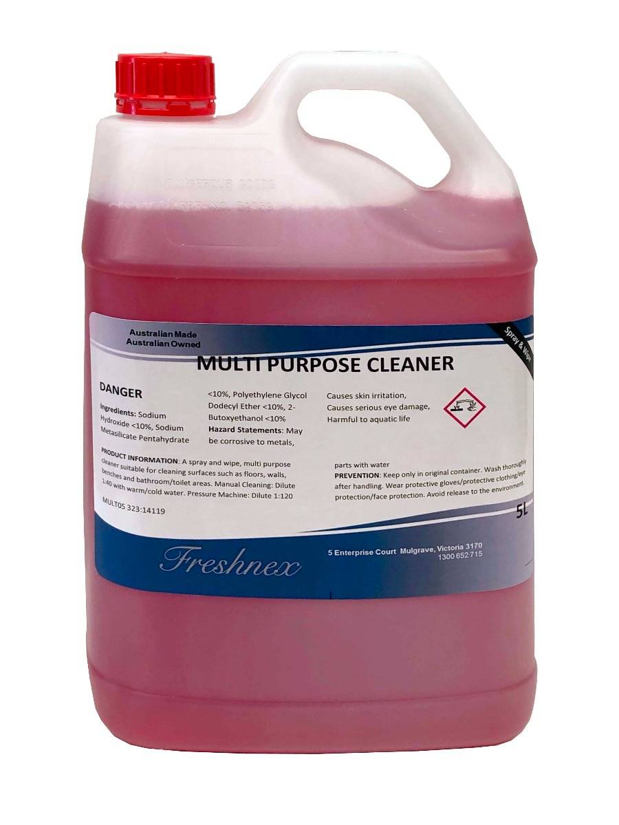 Spray and Wipe Multipurpose Cleaner 5L