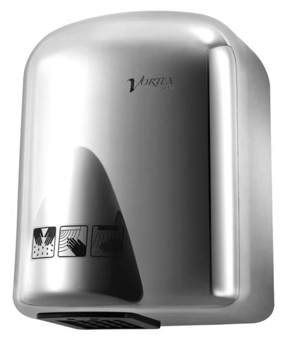 Hand dryers decibel scale comparison chart of the product "Vortex Hand Dryer S'Steel Vandalism Resistant OZ1650S"