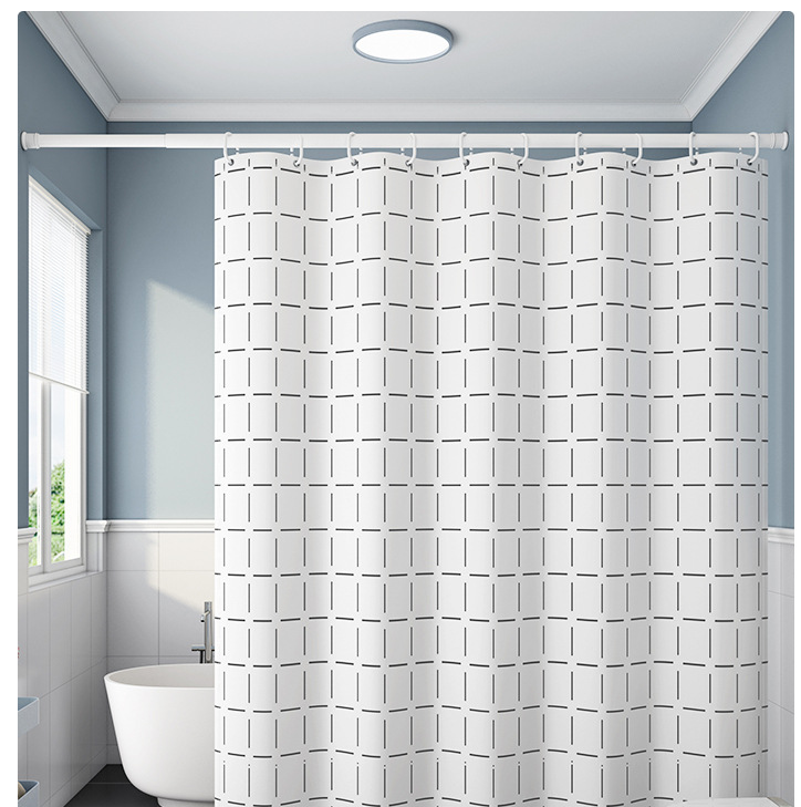 Super Strong Shower Curtains: Weighted & Boxed for Commercial & Public Restrooms