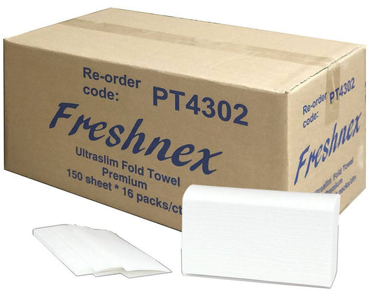 PT4302 Ultra Slim paper Towels, 16 Packs Per Box