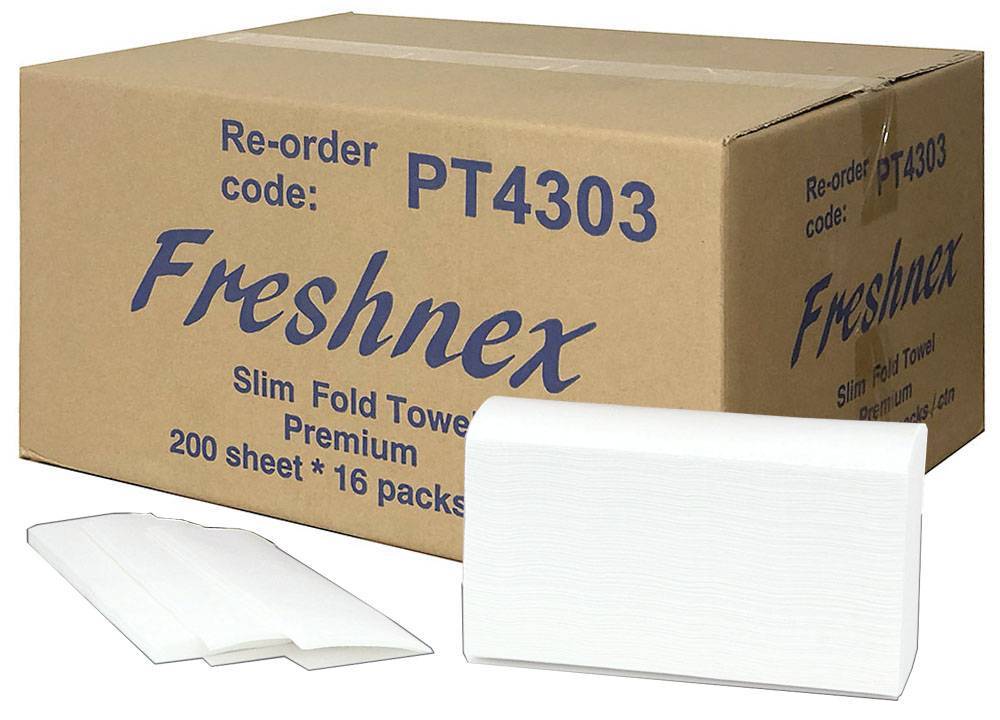 PT4303 Slim Paper Towels Box Of 16