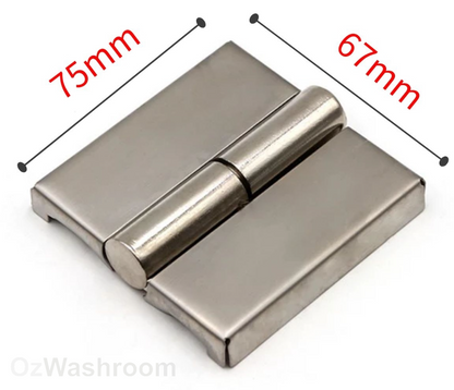 Ozwashroom Hinge pack LH or RH for Toilet Partition Door