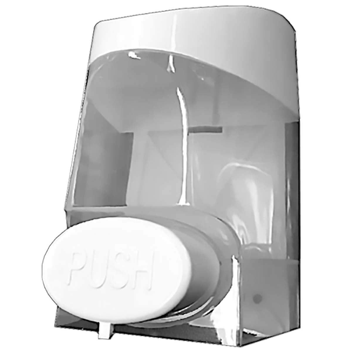 SDD8 Wall Mount Refillable 800ml, Manually Operated Soap Dispenser