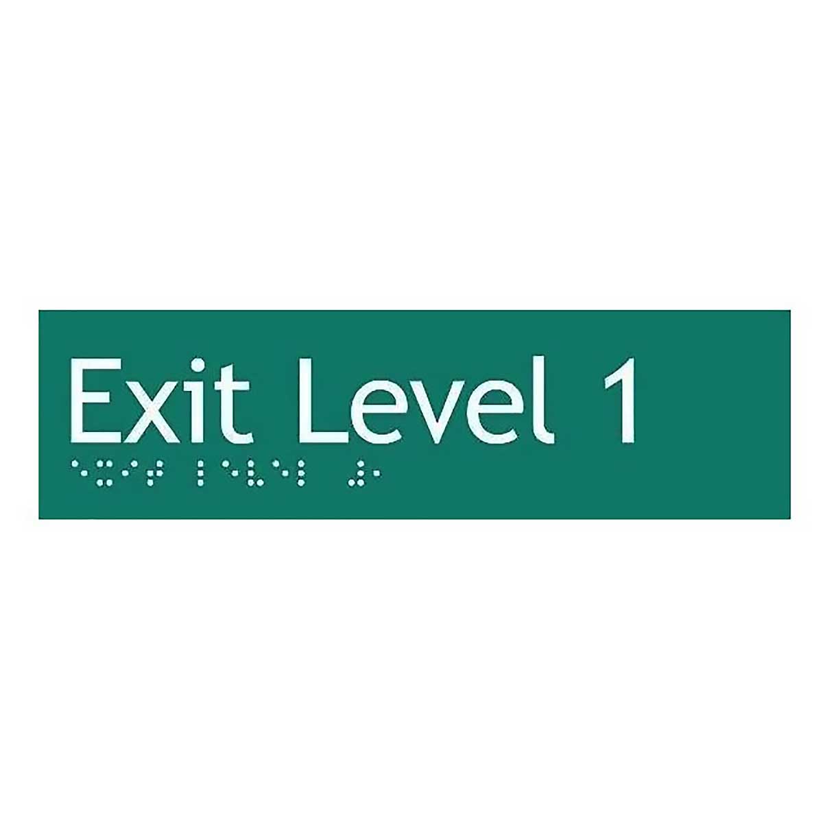  Exit Green Braille Sign SE-01