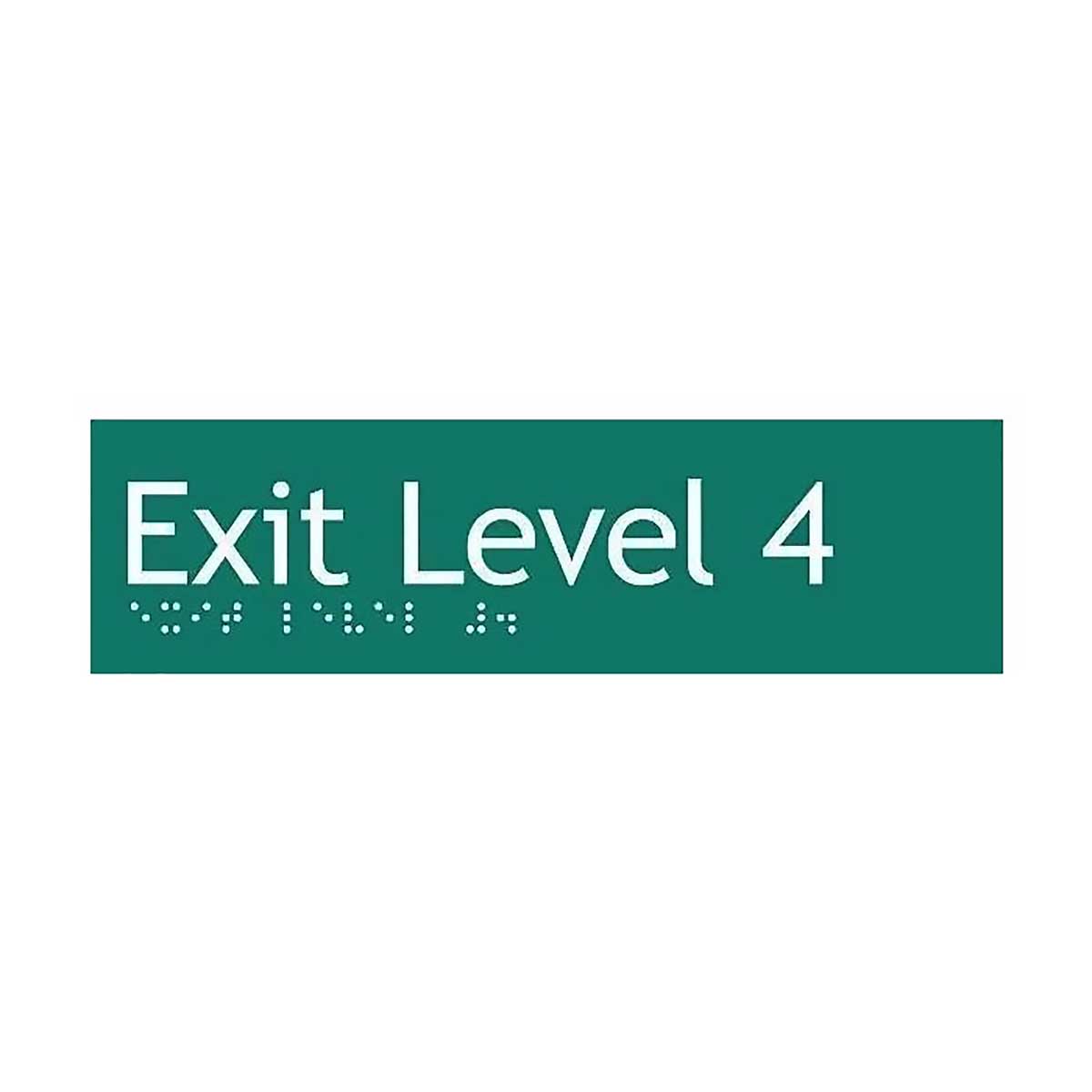  Exit Green Braille Sign SE-04