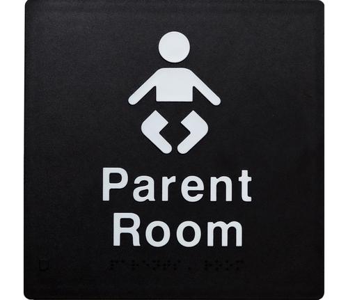 Baby Changing Room Braille Toilet Sign