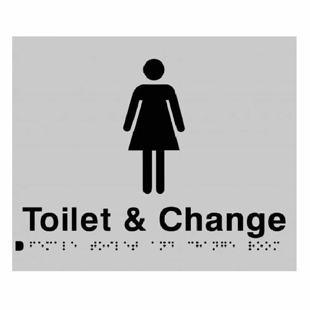 Female Toilet & Change Room SS35  (210 x 180 mm)