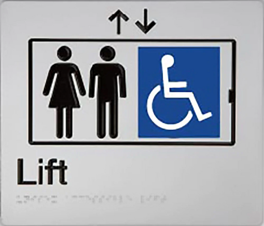 Shop Wholesale Lift Braille Signs & Accessible Bathroom Signage Online