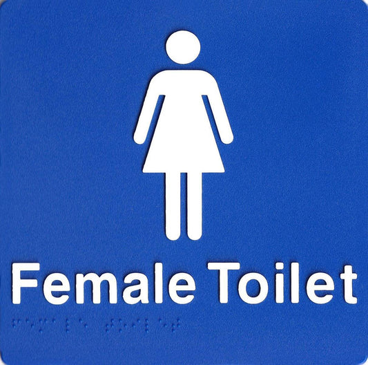 SV02 Female Braille Toilet (180 x 180 mm)