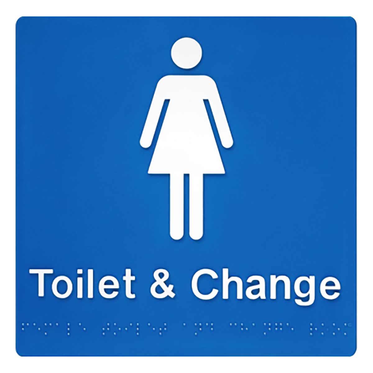 Female Toilet & Change Room SV35  (210 x 180 mm)