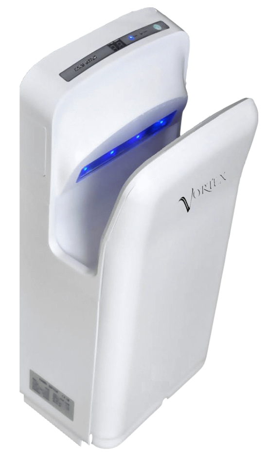 Top view of the product "Vortex JetOz Jet Hand Dryer VX2006 Commercial Grade White"