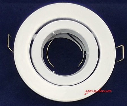 White Round Gymble 80mm Diameter